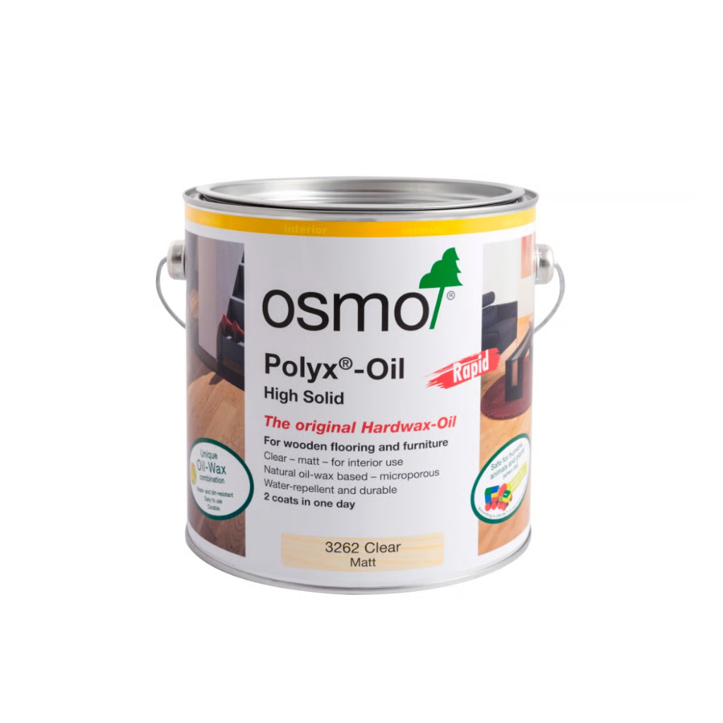 Osmo coating close-up